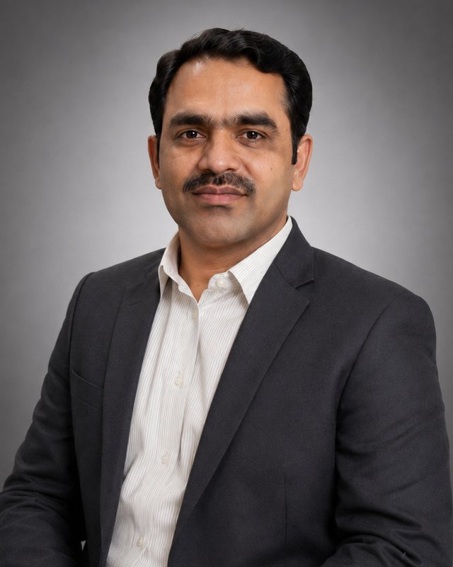 Portrait of Dr. Khayal Muhammad, Head of Ophthalmology