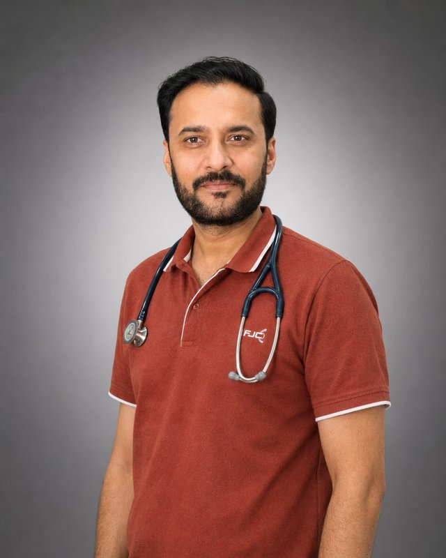 Portrait of Dr. Zaka Ullah Khan Akhrota, Consultant Cardiologist and Physician