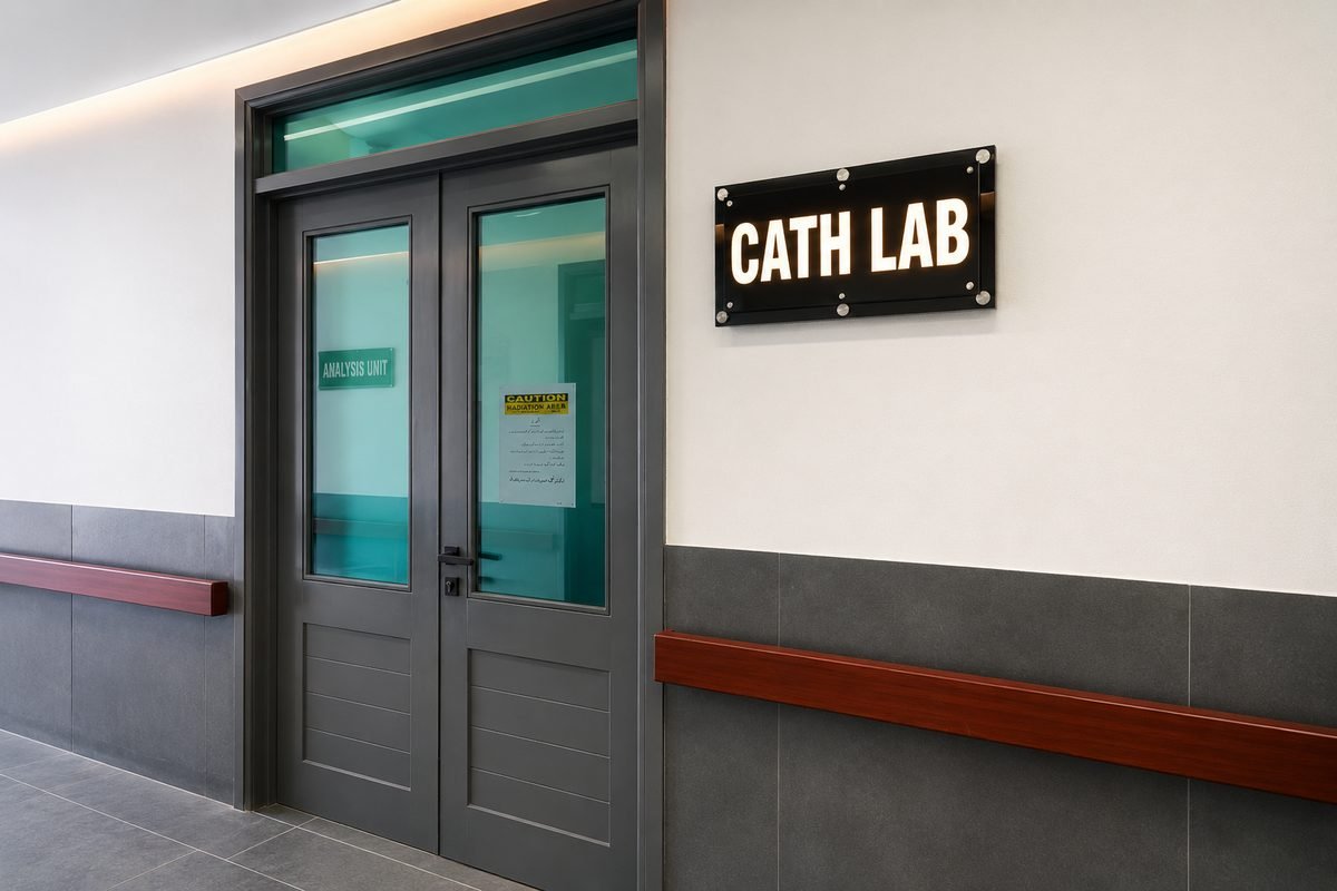 Photo of the Cath Lab at Brigadier Shafiq Hospital