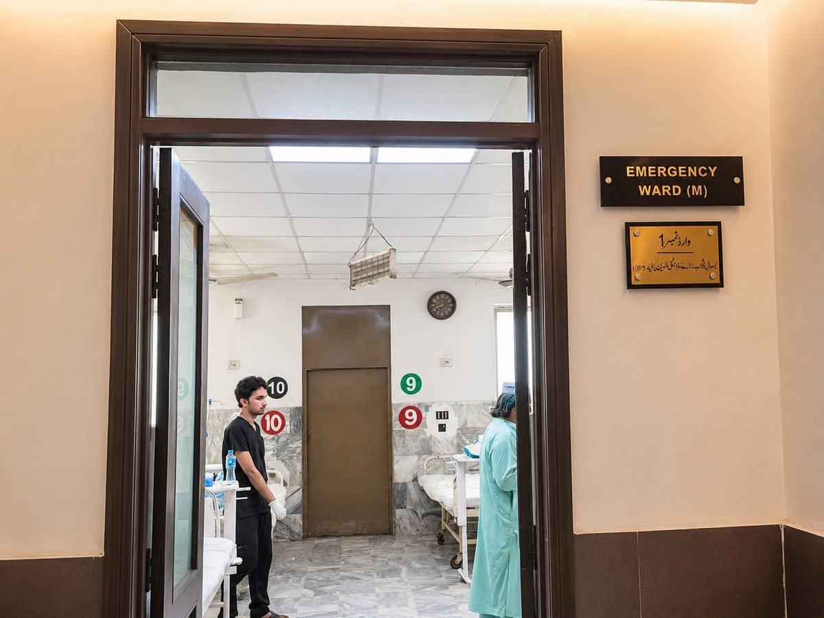 Photo of the Emergency Ward (Male) at Brigadier Shafiq Hospital