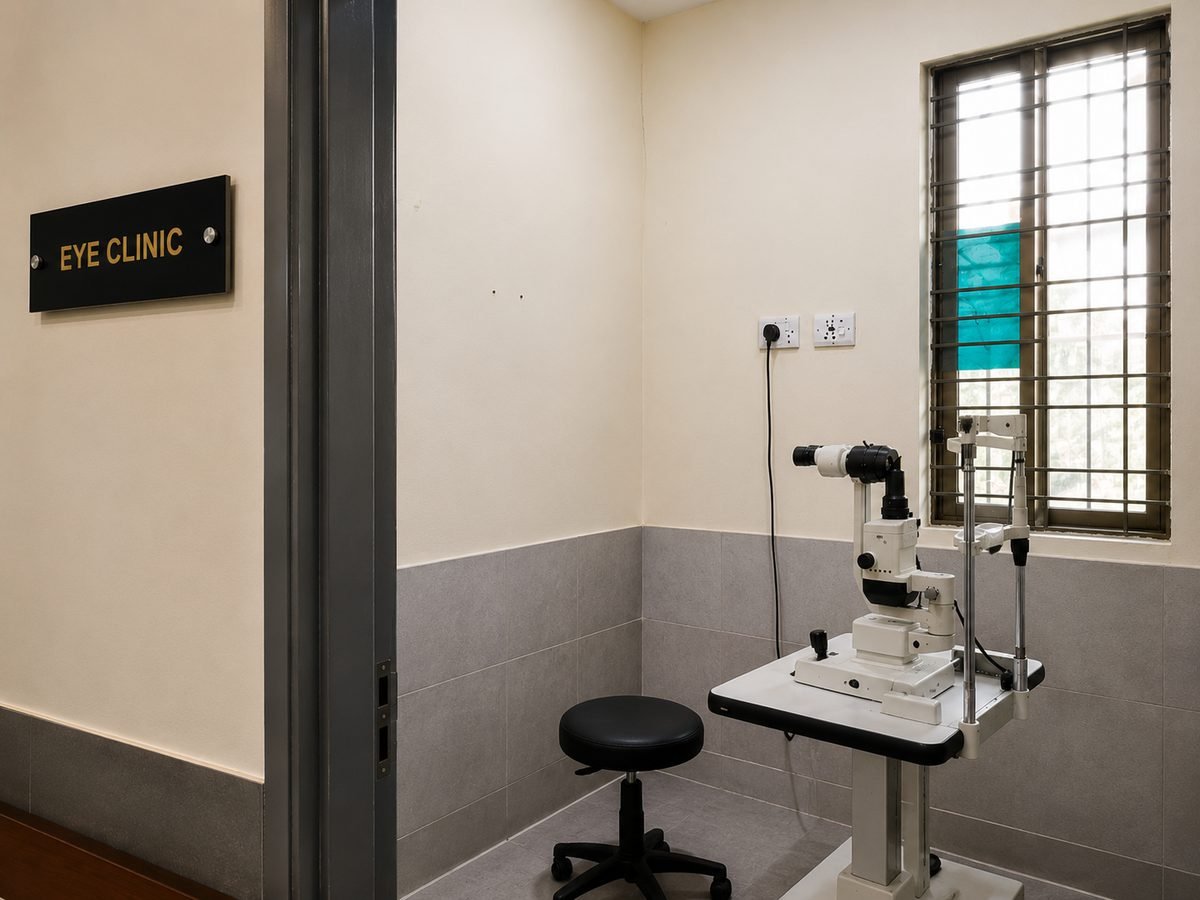 Photo of the Eye Clinic at Brigadier Shafiq Hospital