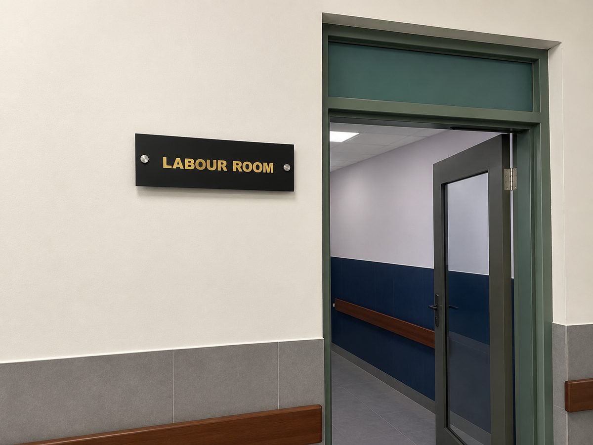 Photo of the Labour Room at Brigadier Shafiq Hospital