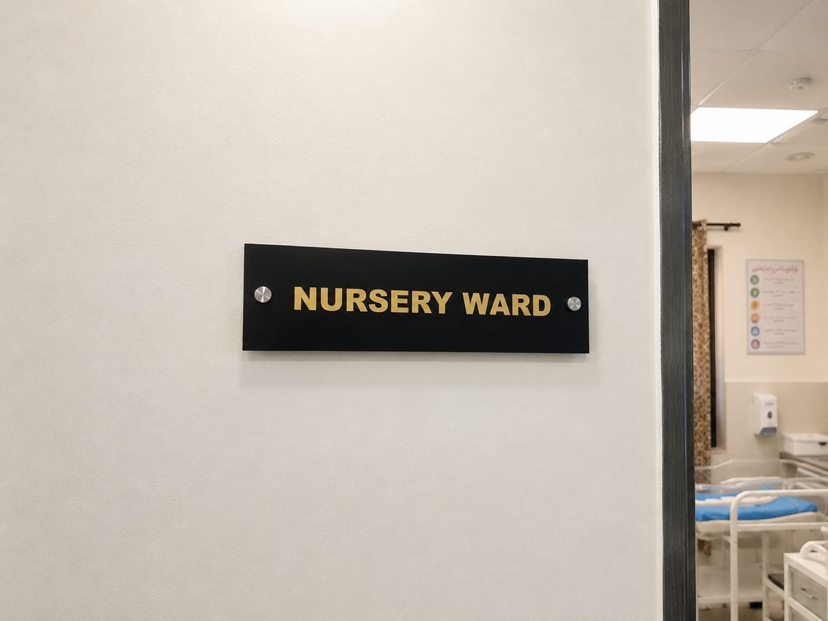 Photo of the Nursery Ward at Brigadier Shafiq Hospital